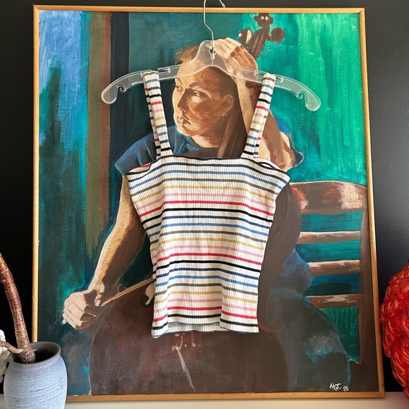 Billabong Striped Tank Top - Red, Blue, White - Picture 14 of 15